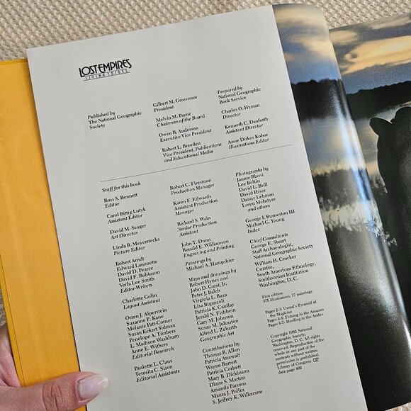 1982 Lost Empires Living Tribes - National Geographic Society History Book - Picture 3 of 10